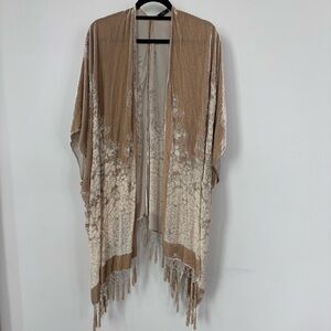 Saltwater Gypsy Kimono With Tassels One Size